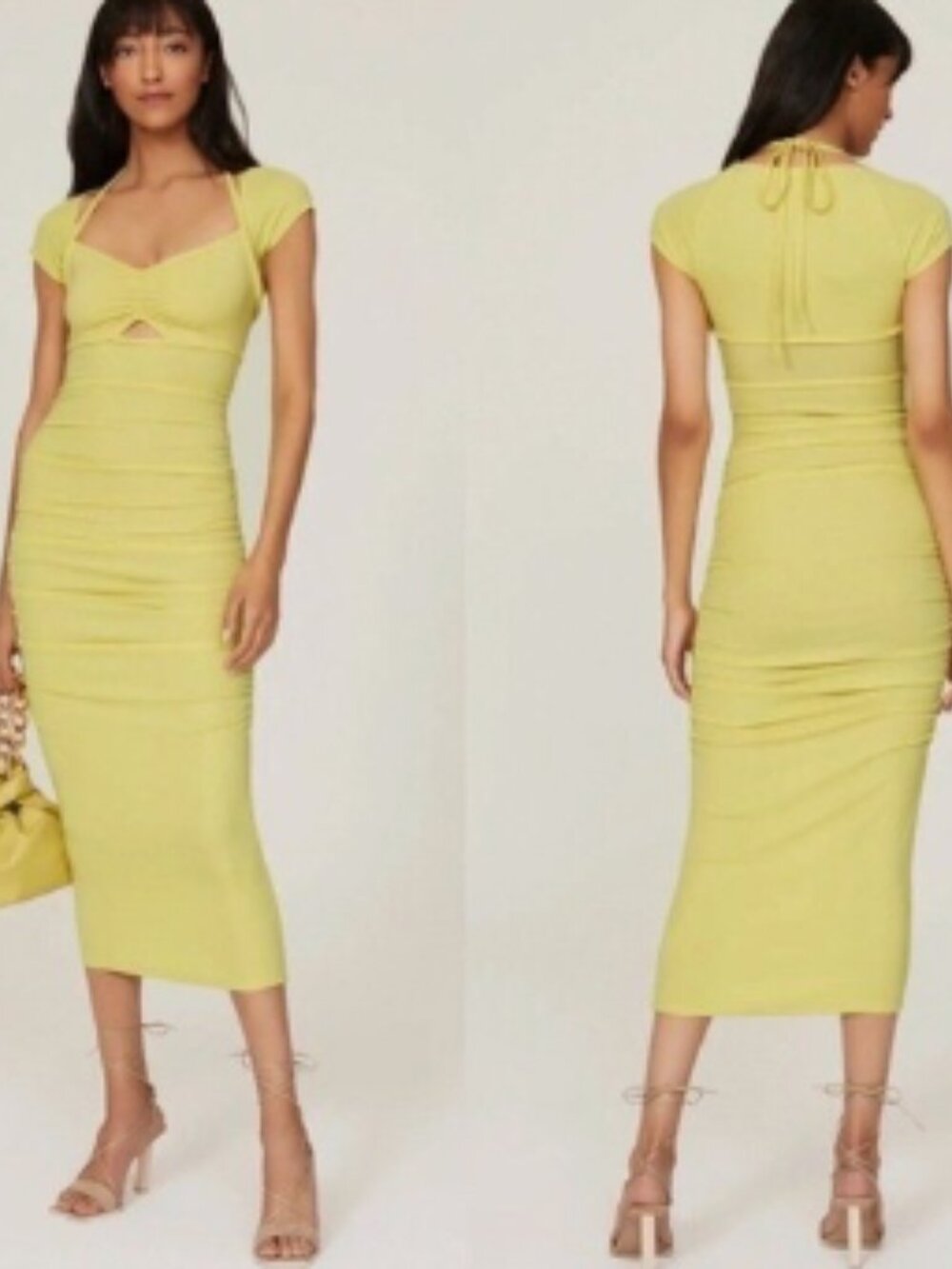Jonathan Simkhai  Square Neckline Long Dress Size S